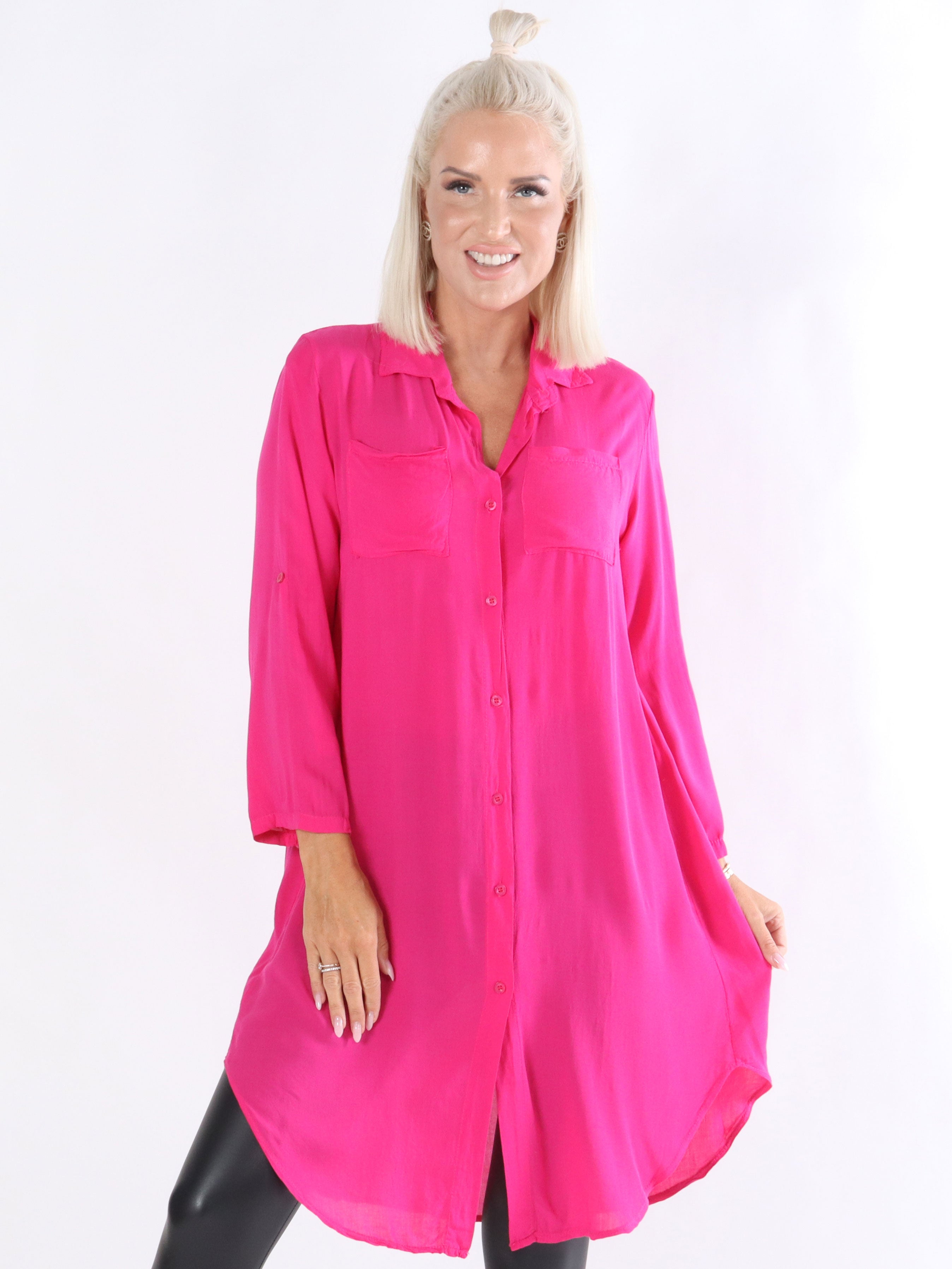 Franci - Simpel lang skjorte